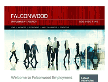 Tablet Screenshot of falconwoodemployment.co.uk